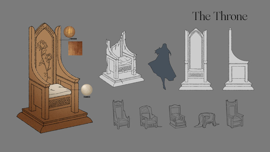 Prop Design: Throne 02